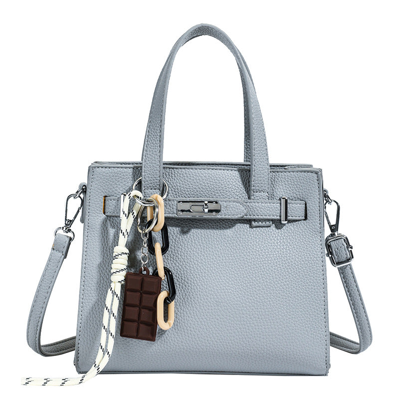 Ladies elegant mini bag with detachable pendant-https://detail.1688.com/offer/892794450422.html-Calm Wears-Blue Gray-Size: without pendant-Calm Wears