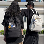 Backpack with Creative Button Design