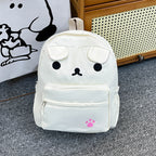 Cute Animal Face Plush Backpack