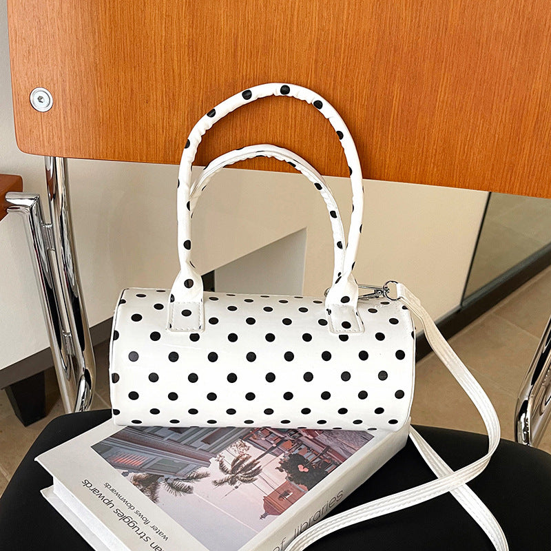 WoChic Structured Polka Dot Handbag