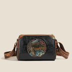 Vintage-Inspired Leather Crossbody Bag