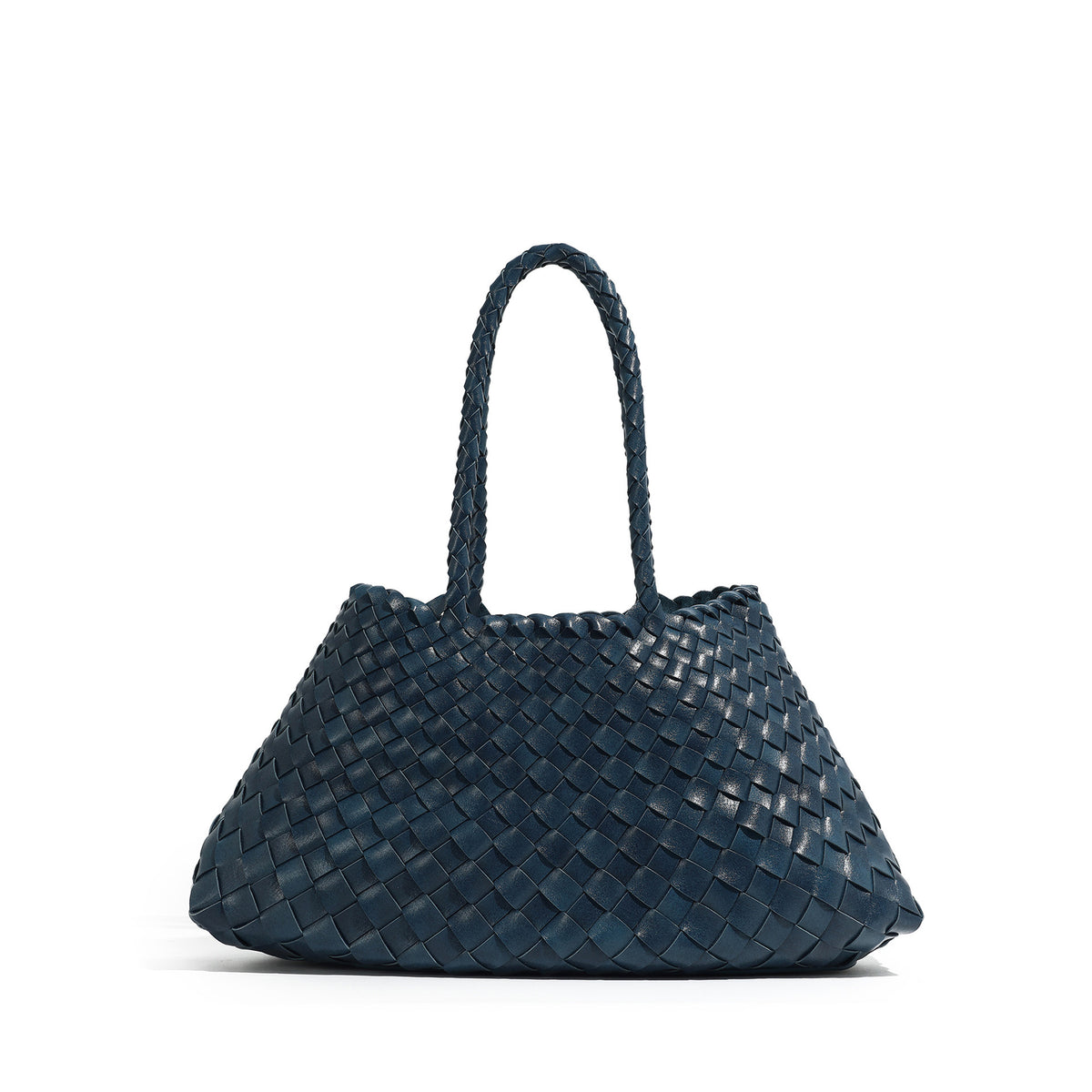 Handcrafted Woven Leather Tote