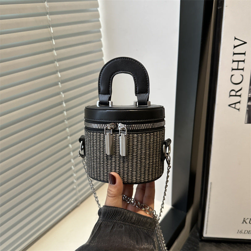 Women's mini backpack handbag with elegant zipper and practical carrying handle-https://detail.1688.com/offer/935451792322.html-Calm Wears-Black-nothing-Calm Wears