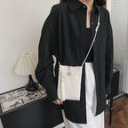 Elegant Textured Mini Crossbody Bag