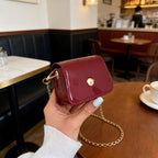 WoChic Patent Leather Crossbody Bag