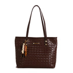 Ladies elegant braided Tote Bag-https://detail.1688.com/offer/964410202280.html-Calm Wears-Braun-Size: Single package without tag-Calm Wears