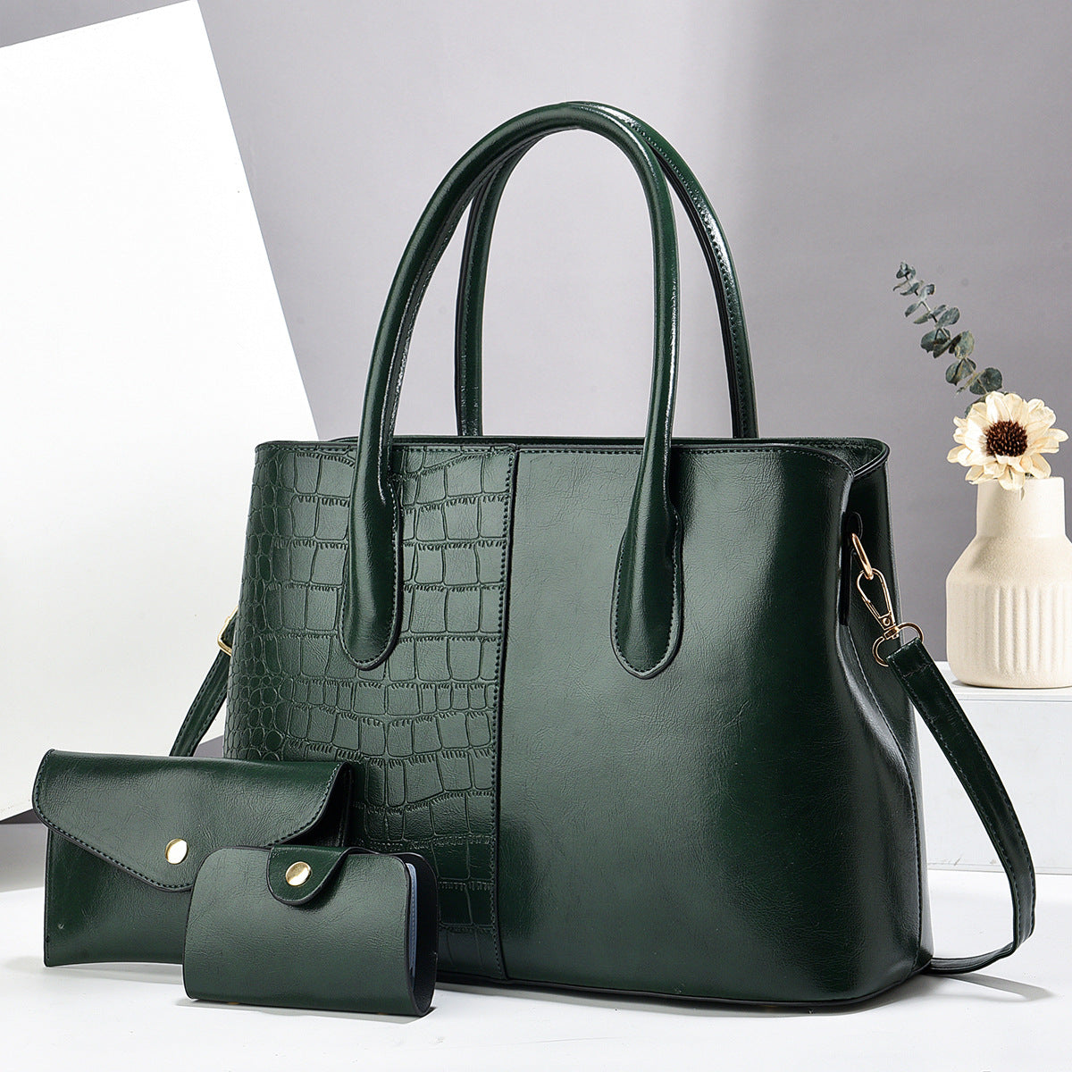 Women's tote bag with removable accessories-https://detail.1688.com/offer/1037927878258.html-Calm Wears-Khaki-3351323-Calm Wears