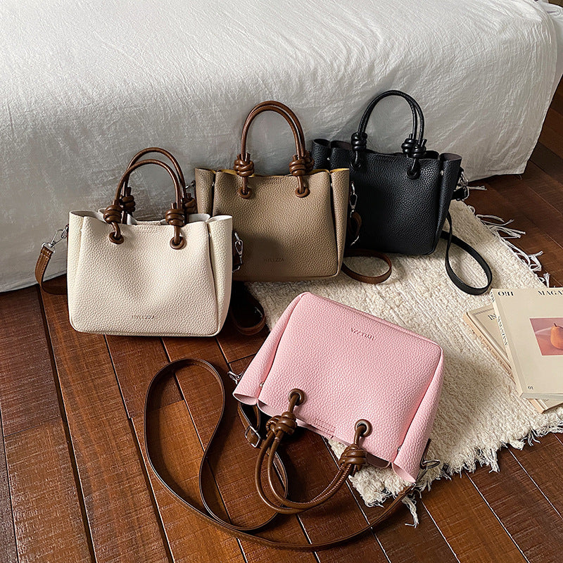 WoElegant Textured Handheld Tote Bag