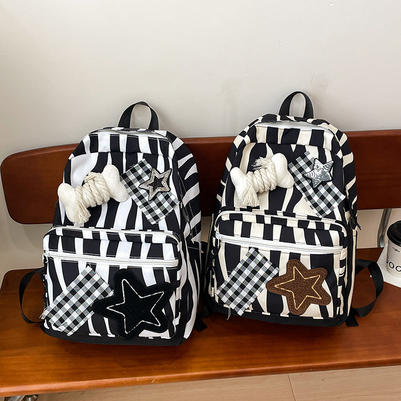 Backpack with Creative Applications and Practical Compartments