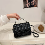 Quilted Mini Satchel Handbag