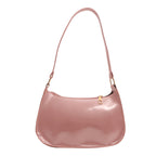 Chic Patent Leather Shoulder Bag