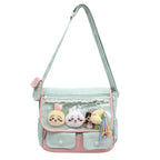 Cute Character-Themed Messenger Bag