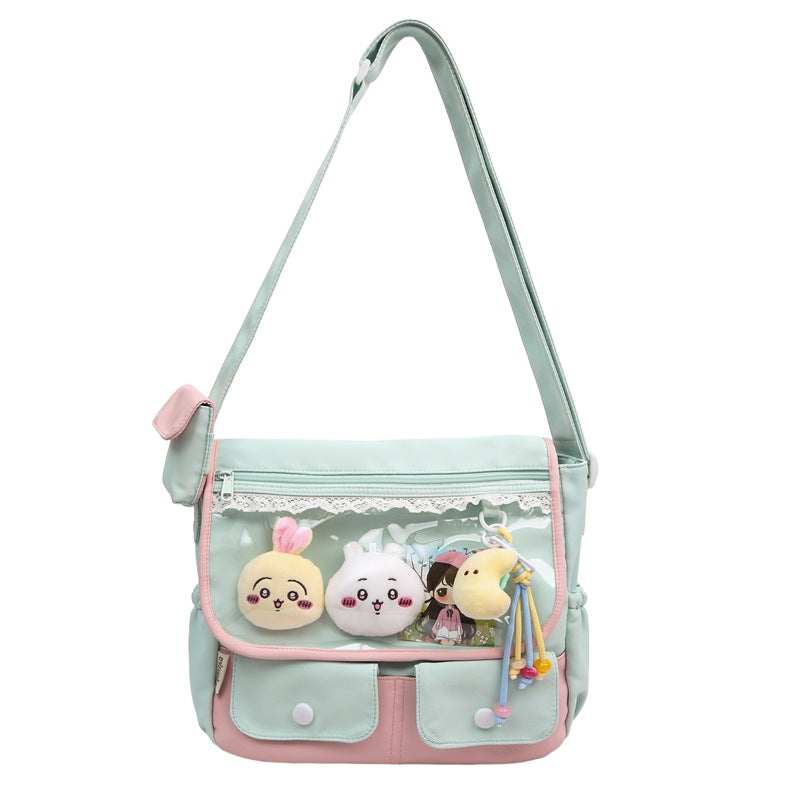 Cute Character-Themed Messenger Bag