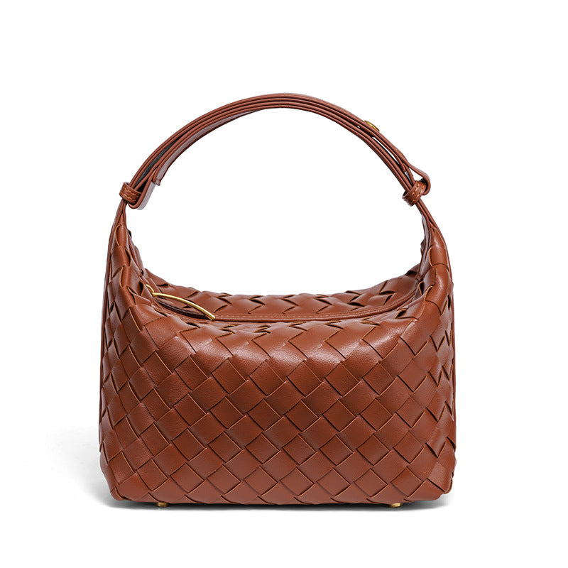 Woven Leather Handbag