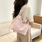 Stylish Satin Bucket Bag