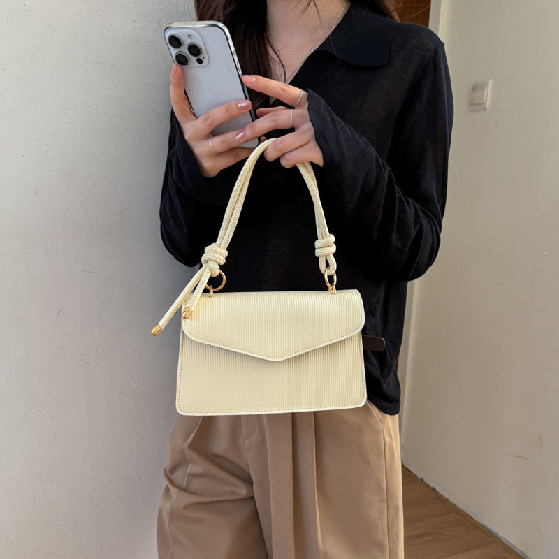 WoElegant Textured Handheld Satchel Bag