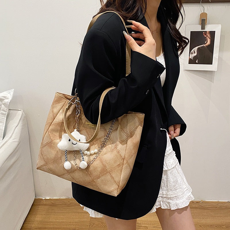 Women Leisure Tote Bag-https://detail.1688.com/offer/985007147715.html-Calm Wears-Blue-Size: With pendant-Calm Wears