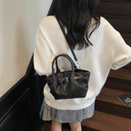 Stylish Woven Structured Handbag