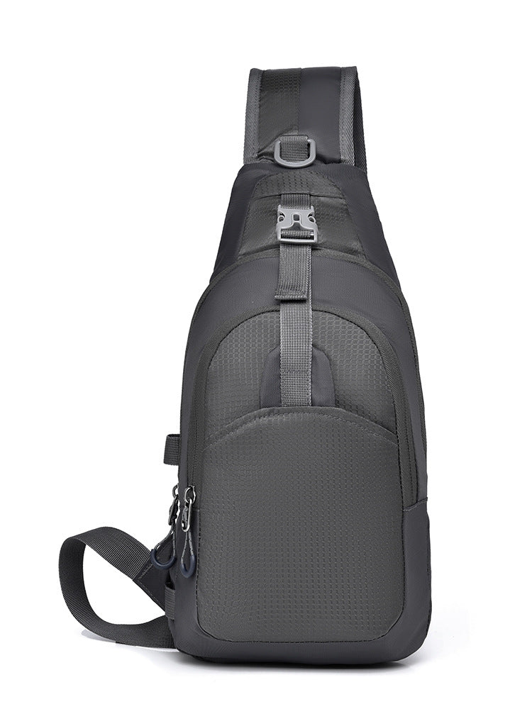 Sling backpack with comfortable back padding and many compartments