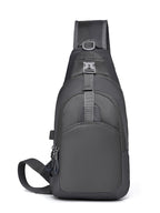 Sling backpack with comfortable back padding and many compartments
