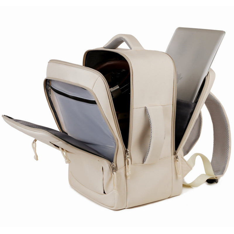 Elegant Laptop Backpack with Versatile Organizational Compartments