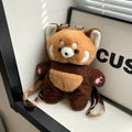 Plush backpack with cute animal design