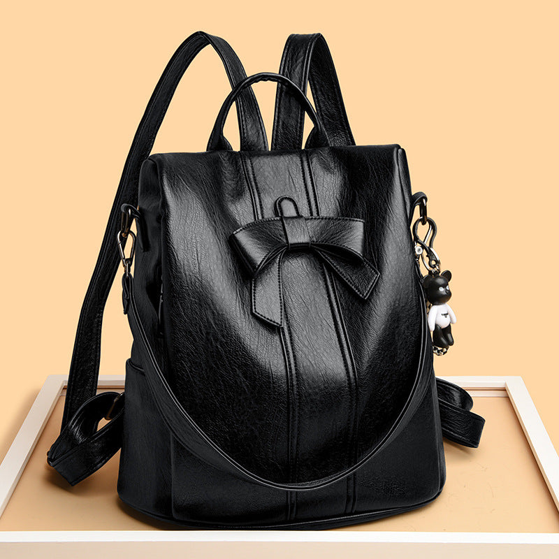 Stylish Bow-Accented Backpack