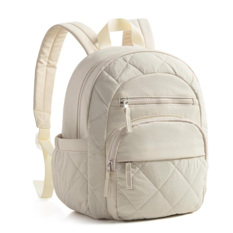 Practical and Stylish Backpack Made of Water-Repellent Material-https://detail.1688.com/offer/1037893836071.html-Calm Wears-Beige-26.7*12.7*31.7-Calm Wears