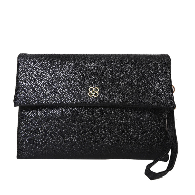 Elegant Textured Wristlet Clutch
