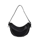 Modern Chain-Handled Hobo Bag
