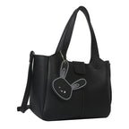 Structured Faux Leather Handbag