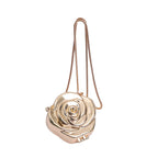 Elegantly Crafted Rose-Shaped Crossbody Bag