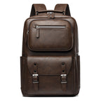 Stylish Multi-Purpose Leather Backpack Calm Wears