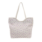 Floral Print Shopping Tote Bag