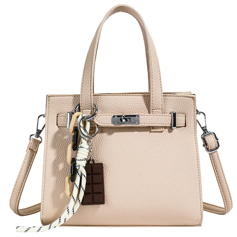 Ladies elegant mini bag with detachable pendant-https://detail.1688.com/offer/892794450422.html-Calm Wears-Rosa-Size: without pendant-Calm Wears