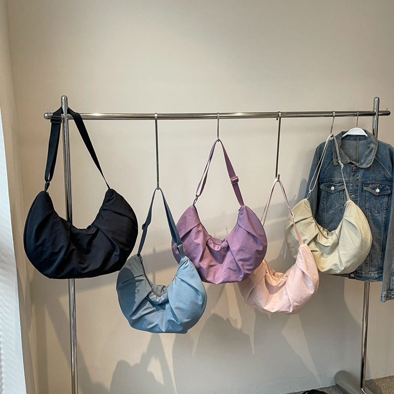 Pleated Fashion Shoulder Bag Calm Wears