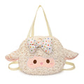 Plush Backpack with Cute Lamb Design