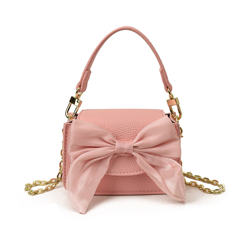Ladies mini handbag with decorative bow design-https://detail.1688.com/offer/1018858040636.html-Calm Wears-Rosa-nothing-Calm Wears
