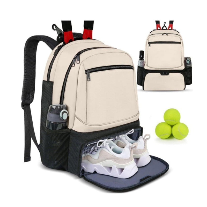 Sport backpack with separate shoe compartment