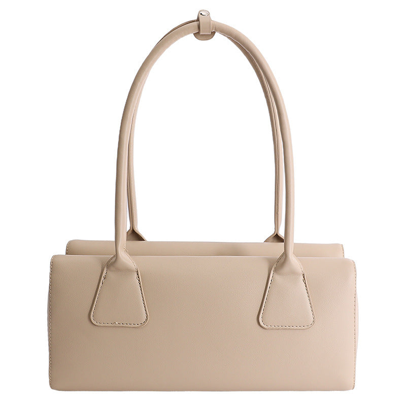 Ladies elegant handbag with minimalist silhouette-https://detail.1688.com/offer/1024964435453.html-Calm Wears-Khaki-nothing-Calm Wears