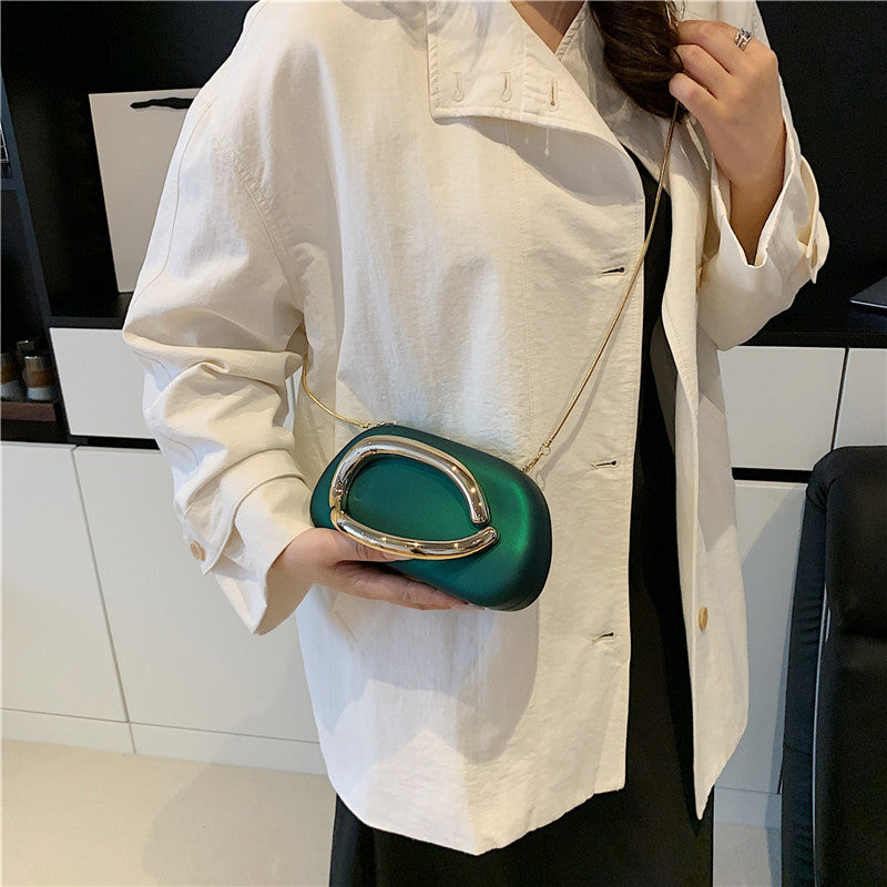 Chic Sculpted Crossbody Handbag