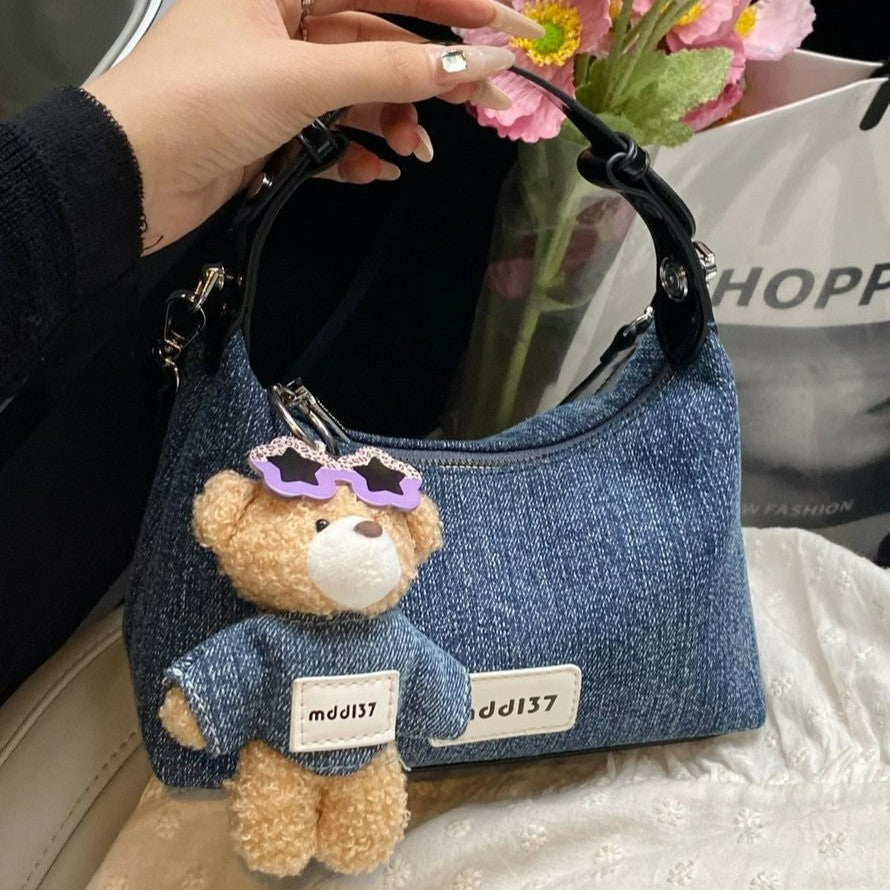 Ladies Denim Mini Handbag
