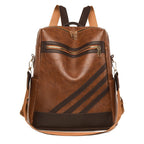 Fashionable Leather Backpack Calm Wears