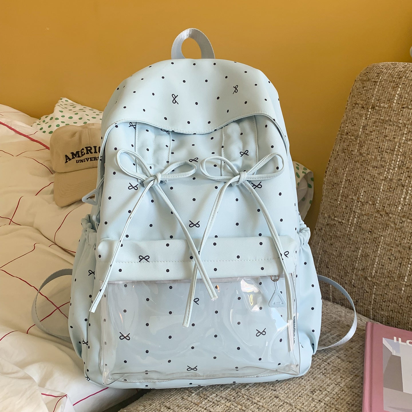 Stylish Polka Dot Pattern Backpack