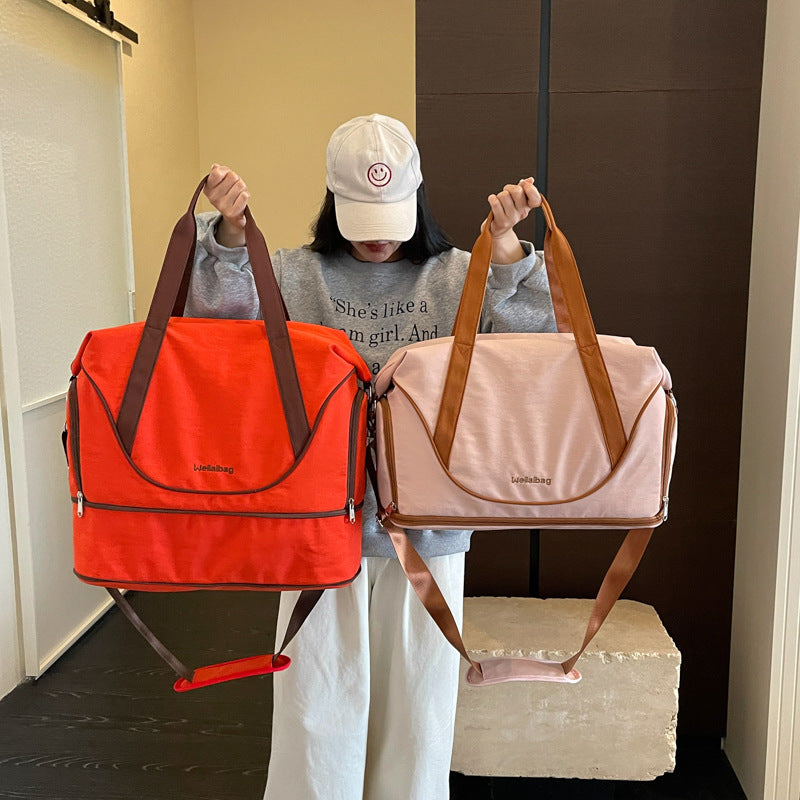 Multi-Pocket Travel Duffel Bag