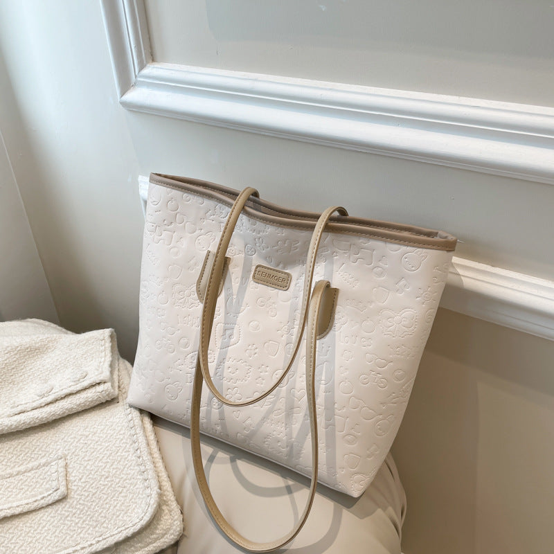 Women structured tote bag-https://detail.1688.com/offer/848972362102.html-Calm Wears-Khaki-Size: With pendant-Calm Wears