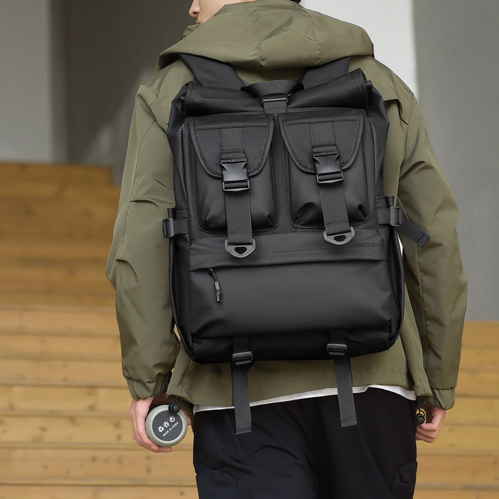 Versatile High-Capacity Roll-Top Backpack