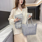 Women's Tote Bag Set with Multifunctional Compartments-https://detail.1688.com/offer/910180580047.html-Calm Wears-Braun-nothing-Calm Wears