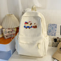 Playful Embroidered Backpack