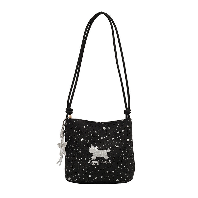 WoCasual Star-Print Crossbody Bag